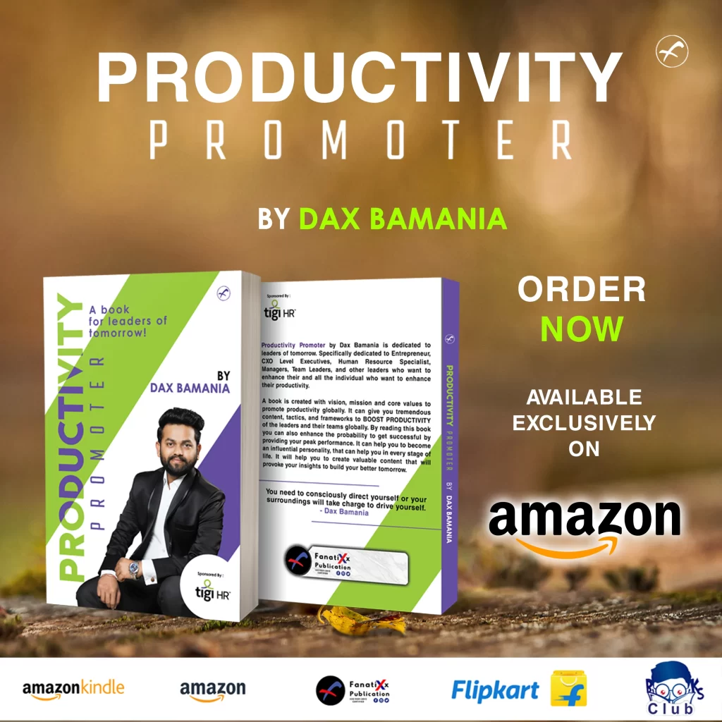 Productivity Promoter Book to enhance the productivity. 